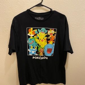 Pokémon Men's Shirt Short Sleeve Black